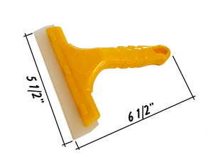 Yellow Handle Soft Rubber Squeegee